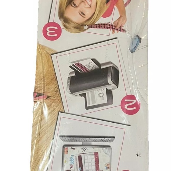 NEW Barbie Designable Printable Hair Extensions Pack 8 Extensions 2 Clips - NIB - Picture 2 of 3